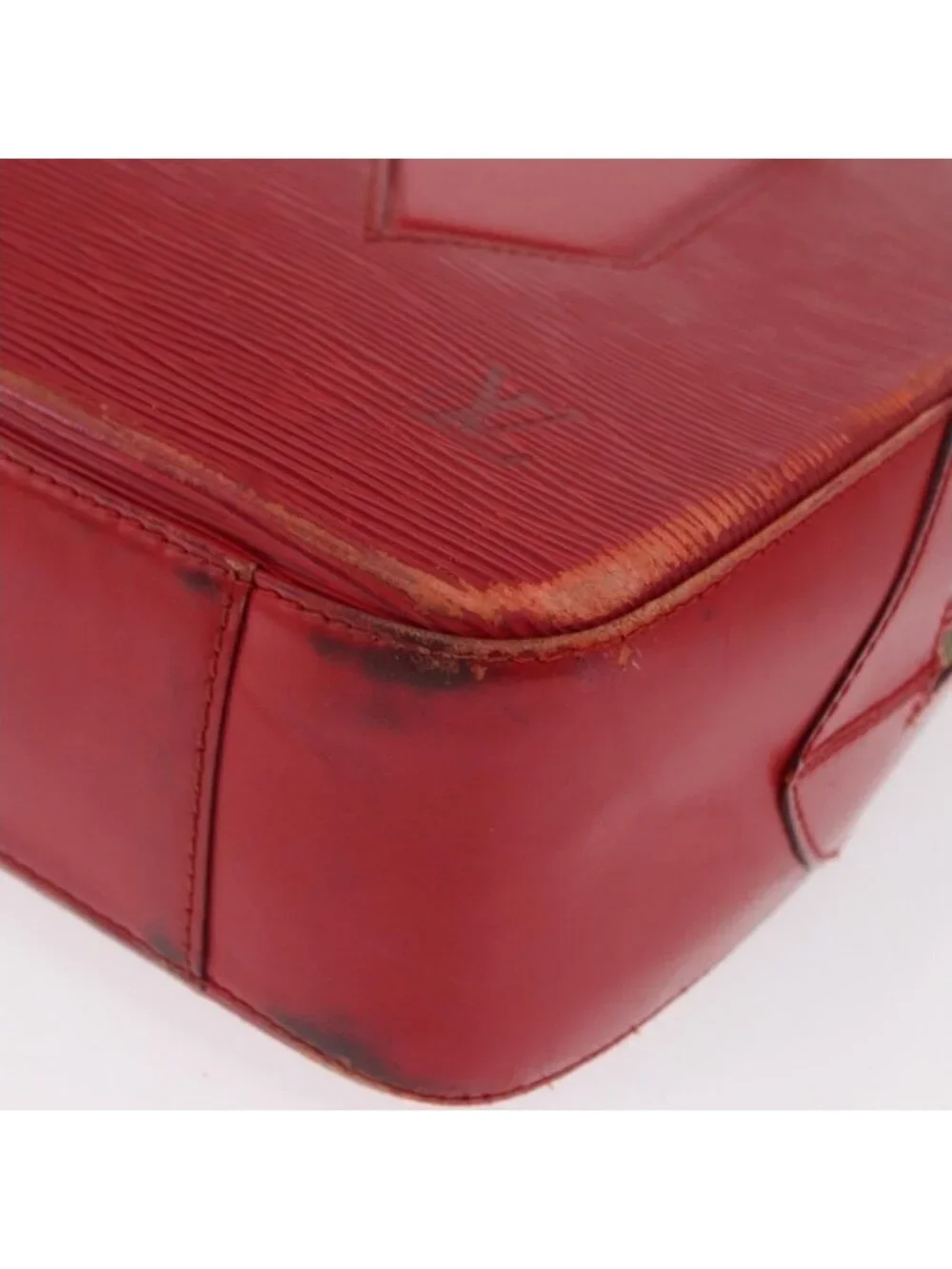 Authentic LOUIS VUITTON Epi Vortail Shoulder Bag Red M52437 LV - Picture 8 of 16